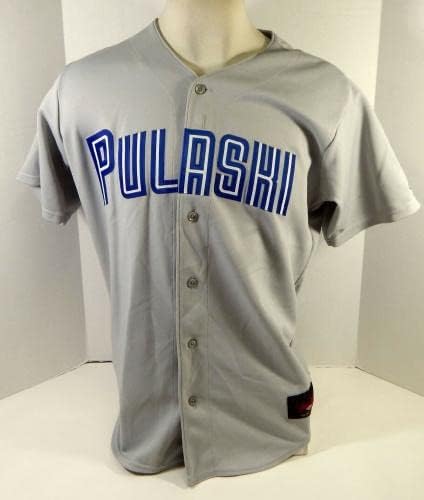 2006 Pulaski Blue Jays 4 Oyun Kullanılmış Gri Forma 42 DP16769 - Oyun Kullanılmış MLB Formaları