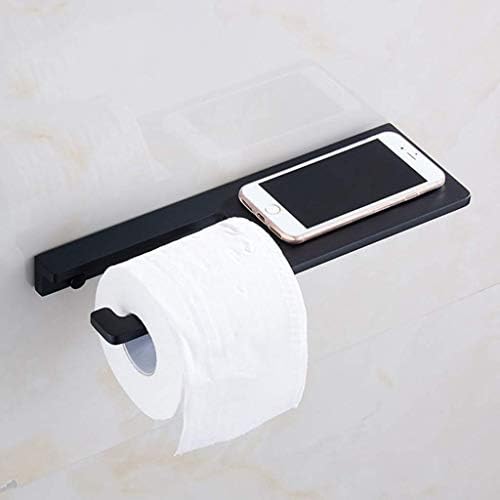 JYDQM tuvalet rulo kağıt havlu tutucu Duvara Monte Doku Standı ve Cep Telefonu Raf Depolama Tepsisi, Banyo ve Mutfak