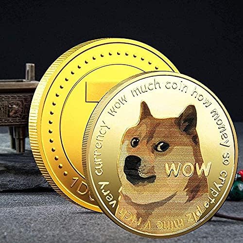 1 oz Altın Kaplama Dogecoin hatıra parası 2021 Sınırlı Sayıda Ada Cryptocurrency Yeni Koleksiyoncunun Altın Kaplama
