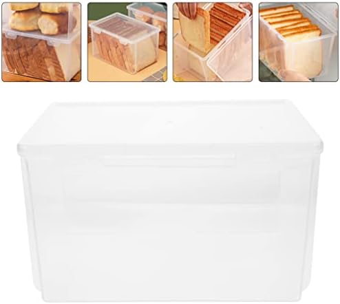 Tofficu Sandviç Kutusu Konteyner Plastik Gıda Saklama Kabı 2 Adet Buzdolabı Saklama Kutuları Ev Mühürlü Hava Geçirmez