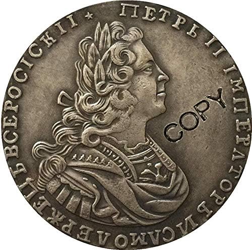 Mücadelesi Coin 1728 Peter II Rusya Paraları Kopya Kopya Onun için Hediye Sikke Koleksiyonu