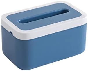 SDGH Mavi Peçete Kutusu Doku Kutusu Gece Lambası ile Ev Çıkarılabilir Doku Kutusu saklama kutusu yemek masası Doku