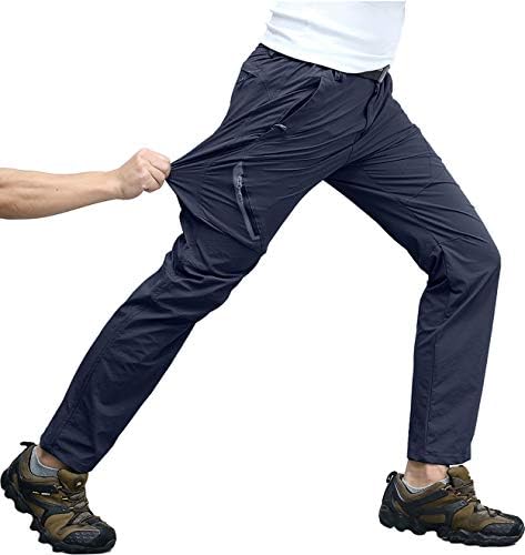 TACVASEN erkek yürüyüş pantolonu Hızlı Kuru Hafif Nefes Dağ Balıkçılık İş pantolonu