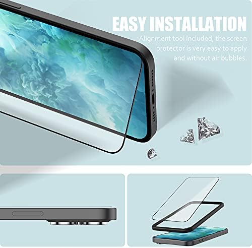 SURPHY Hibiscus silikon kılıf + 3 Paket Ekran Koruyucu için iPhone 13 Pro 6.1 inç (2021 Sürümü)