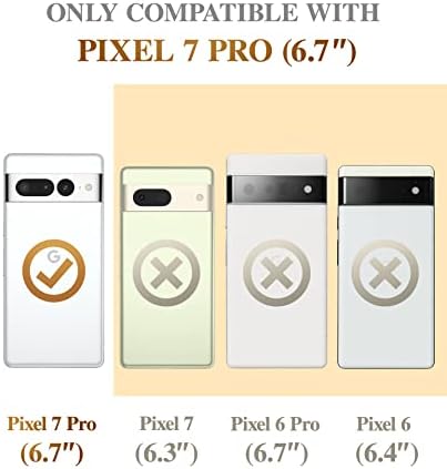 GVİEWİN Mermer Paketi-Google Pixel 7 Pro ile Uyumlu Kılıf + Mermer cep telefon tutamağı Kayışı (Beyaz / Altın)