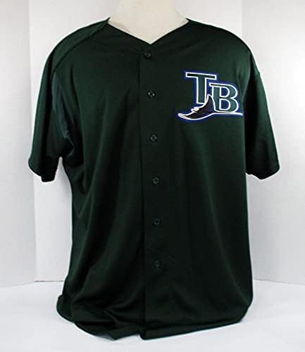 2003-06 Tampa Bay Şeytan ışınları Boş Oyun Verilmiş Yeşil Forma BP ST 6734-Oyun Kullanılmış MLB Formaları