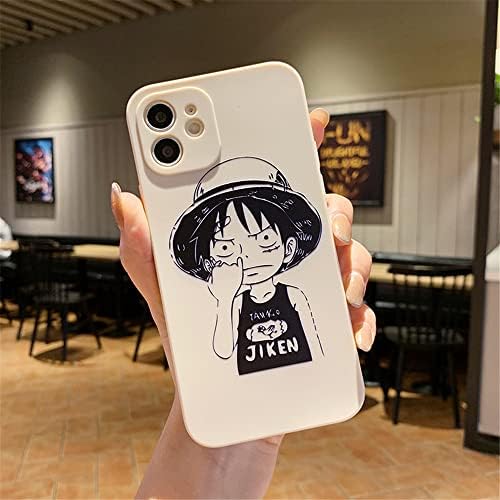 ıphone 8 7 için Kılıf Kapak, sevimli Japonya Karikatür Anime Tek Parça Yumuşak Sıvı Silikon Kılıf için Erkek Erkek