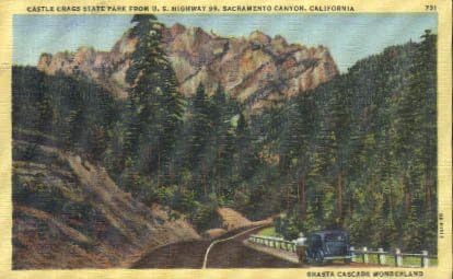 Sacramento Kanyonu, Kaliforniya Kartpostalı