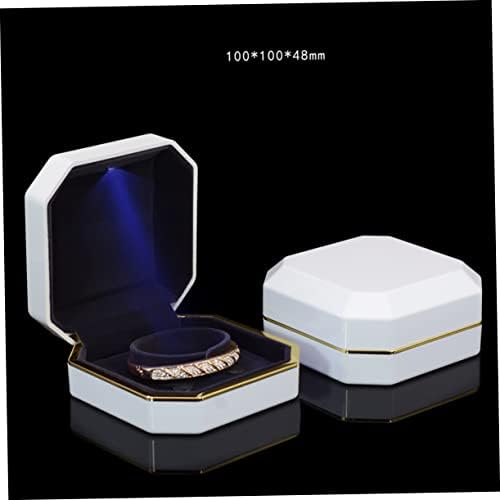 Operitacx 1 adet Kutu Önerisi Yüzük Kutusu De Mini Mücevher Kutusu düğün takısı Tutucu Küpe Kutusu Hediye Takı Hatıra