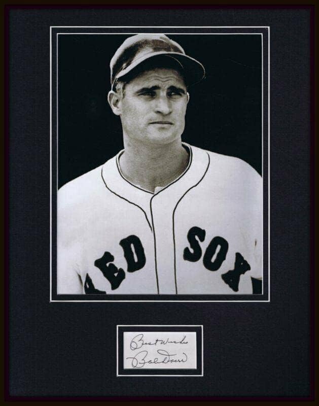 Bobby Doerr İmzalı Çerçeveli 11x14 Fotoğraf Ekranı JSA Red Sox İmzalı MLB Fotoğrafları