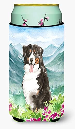 Caroline's Treasures CK2547TBC Dağ Çiçekleri Bernese Dağ Köpeği Uzun Boylu Çocuk Kucaklayıcı, Soğutabilir Kol Kucaklayıcı