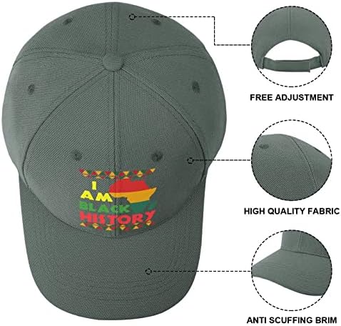 Ben Siyah Tarih Ay Afrika Amerikan Gurur Şapka beyzbol şapkası Spor CasquetteDad şoför şapkası