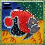 Palyaço Balığı palyaço balığı Dekoratif Seramik Duvar Sanatı Karosu 8x8