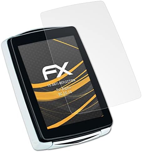 atFoliX Ekran Koruyucu ile Uyumlu Sigma BC 16.16 Ekran Koruyucu Film, Yansıma Önleyici ve Şok Emici FX Koruyucu Film